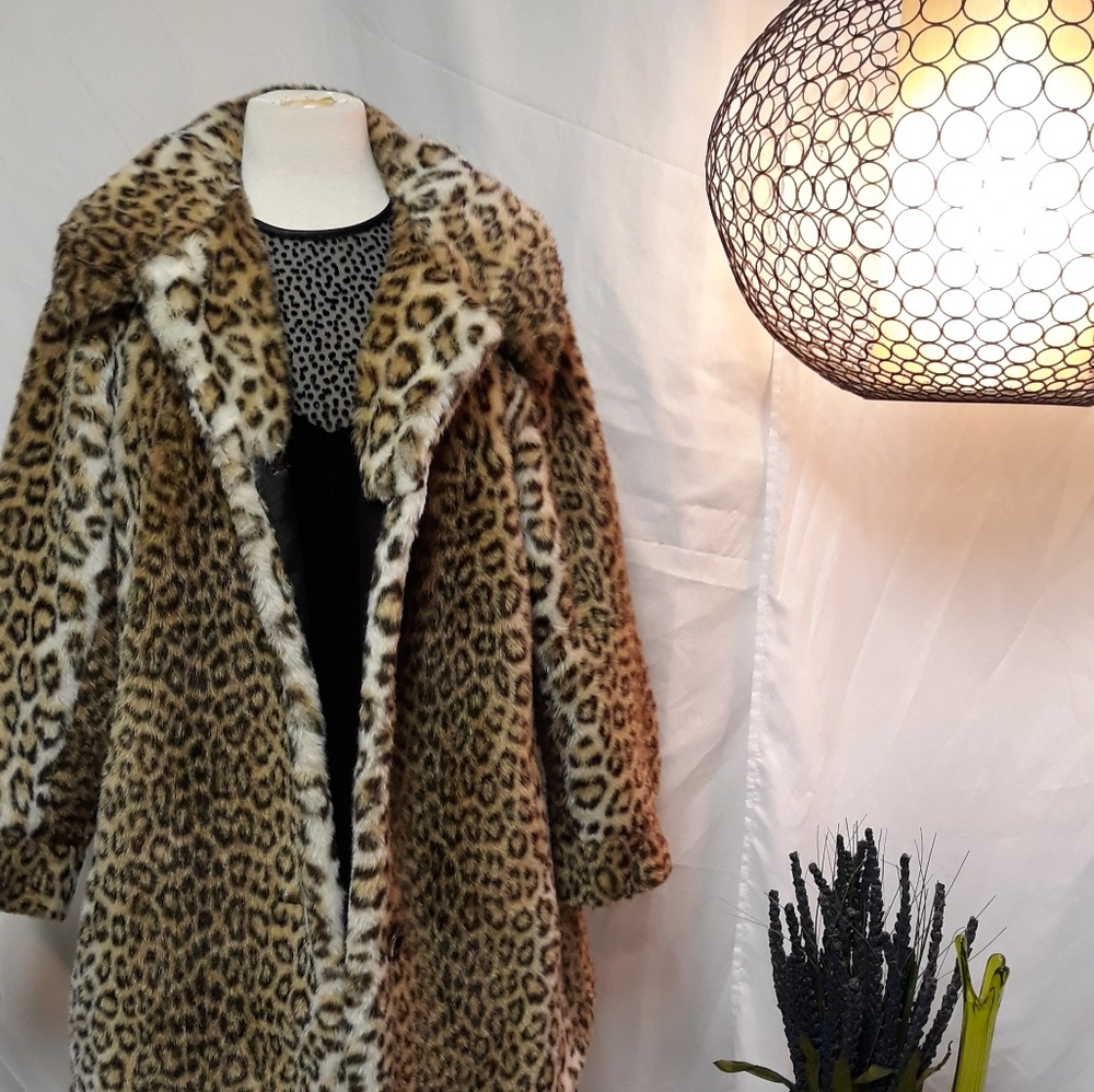 Vintage 1960 Sportowne Leopard Print Jacket